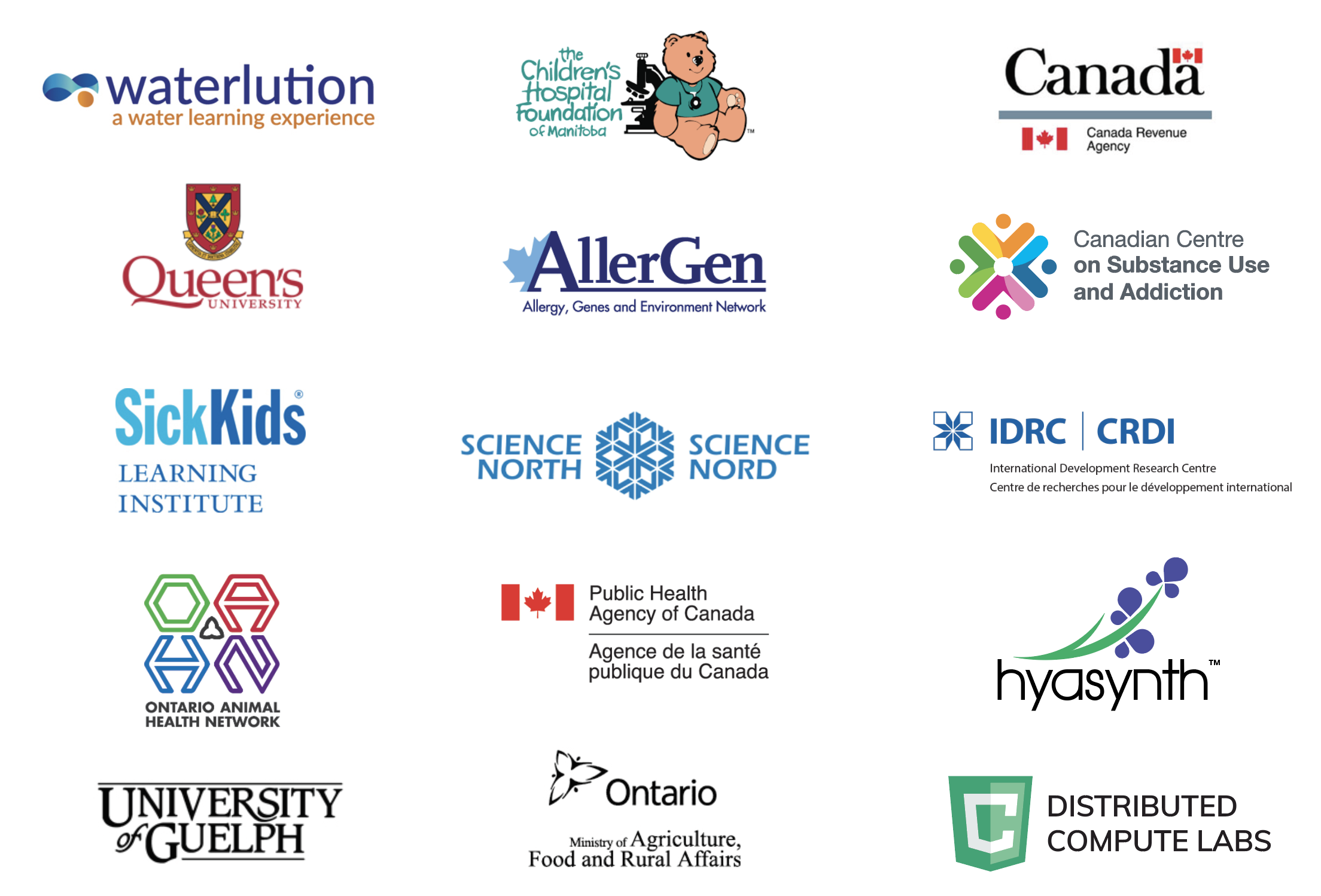 Organizations we have worked with